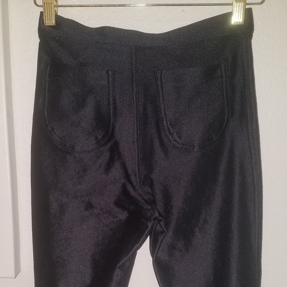 BLACK DISCO PANTS